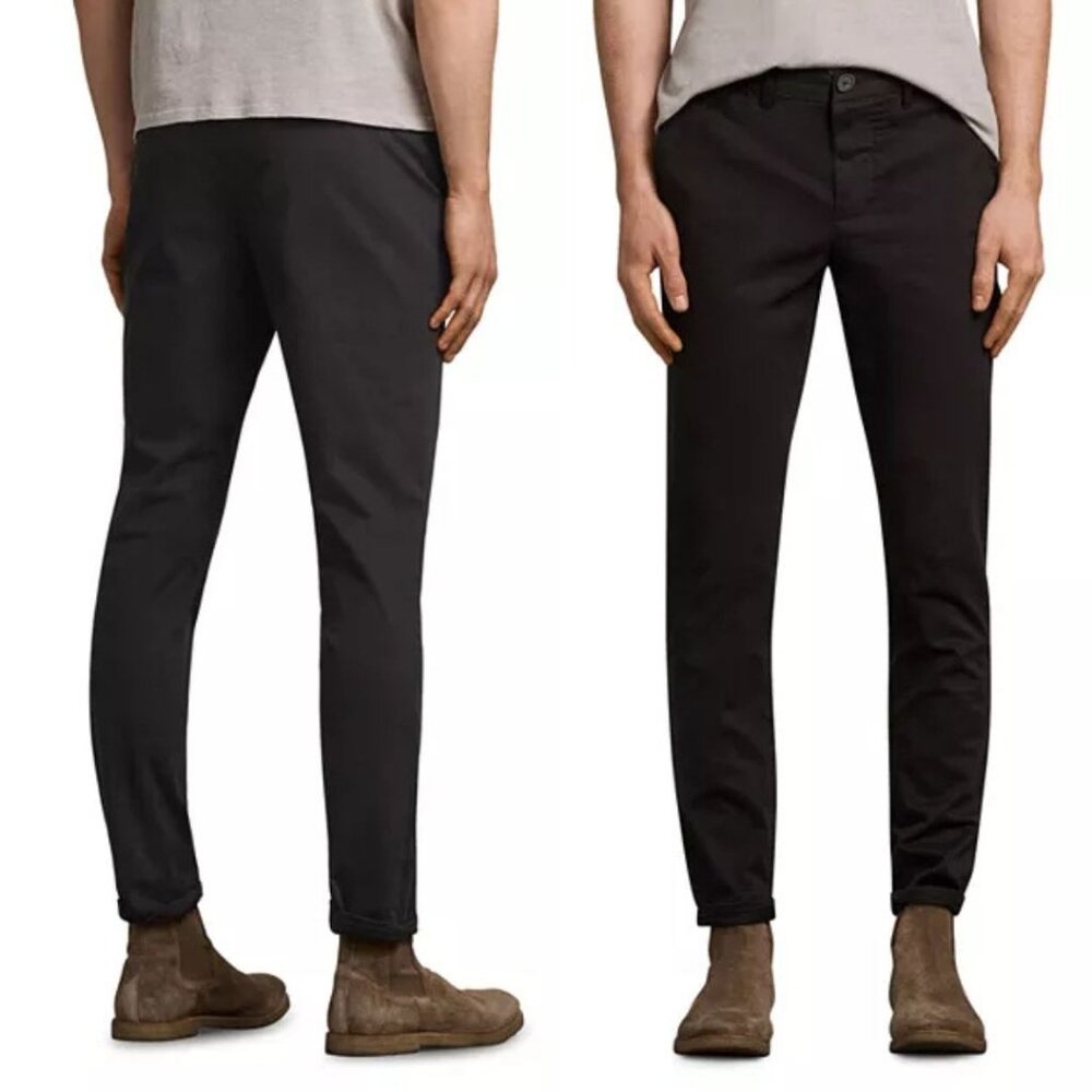 All Saints Black Chinos